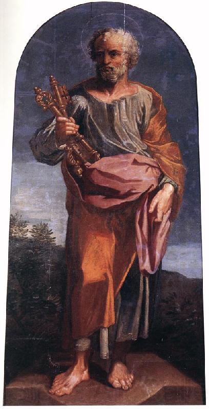 PUGET, Pierre St Peter Holding the Key of the Paradise sg Spain oil painting art